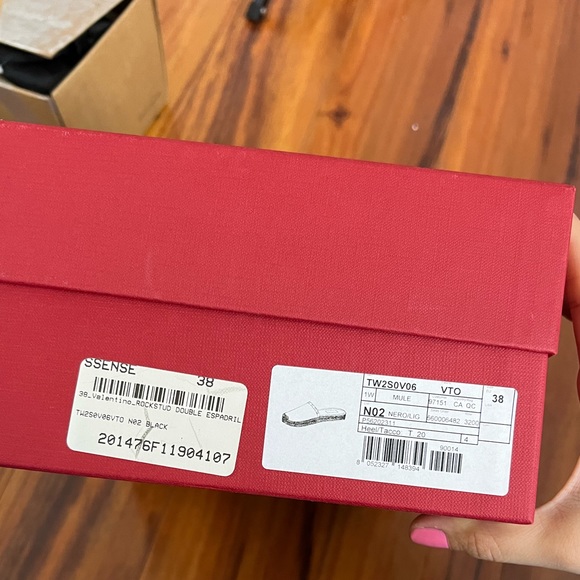 VALENTINO ROCKSTUD ESPADRILLE MULES - Picture 4 of 9